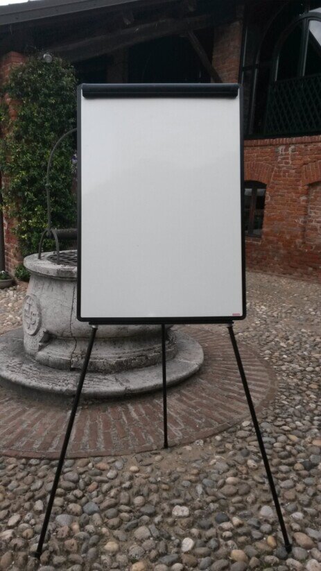 Noleggio Lavagna a Fogli Mobili Lavagna a Fogli Mobili - Vista Frontale